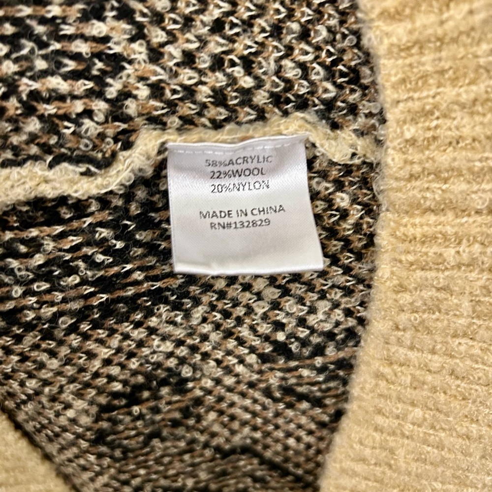 Chunky Leopard Print Sweater - image 3